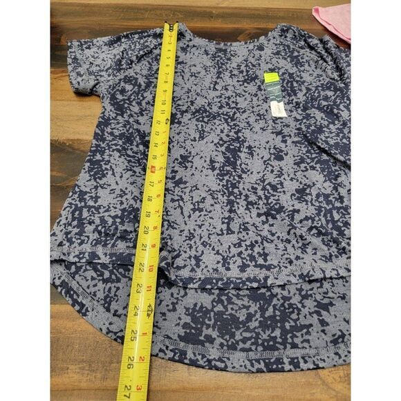 Tek Gear Essentials Set of 2 Athletic Tops Pink & Blue Lightweight NWT Size L - Picture 5 of 7